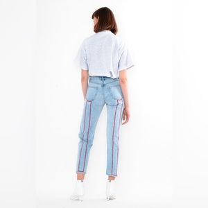 Still Here New York Embroidered Tate jean 24